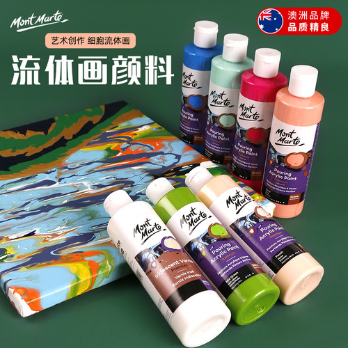 Montmartre Fluid Paint Paint Wholesale Little Red Book Fluid Violent Bear Paint Fluid Bear Cell Acrylic Paint