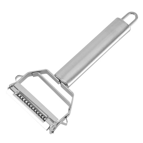 Thickened stainless steel melon peeling knife double-headed peeler multifunctional fruit and vegetable peeling household kitchen tool