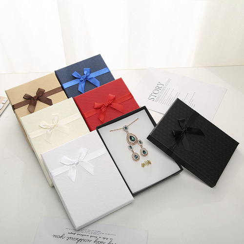 Classic business gift box Valentine's day gift box heaven and earth cover silk scarf packaging box wholesale