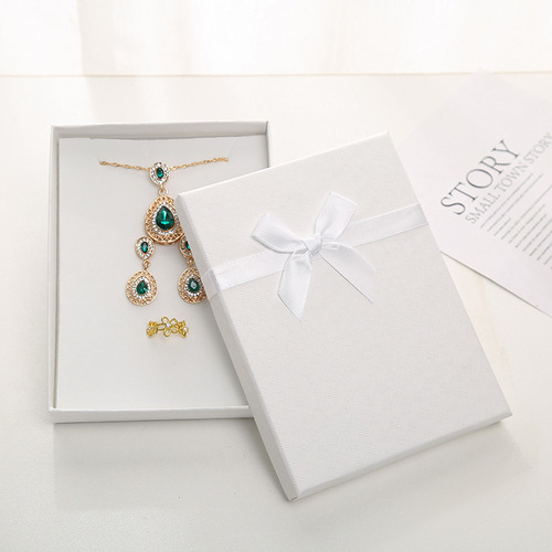 Classic business gift box Valentine's day gift box heaven and earth cover silk scarf packaging box wholesale
