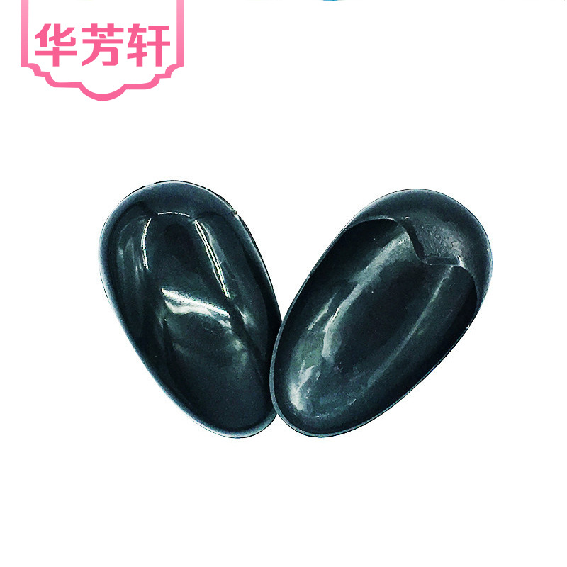 Hair tools plastic ear covering waterproof ear cap hair salon hair dyeing earmuffs black hair dyeing earmuffs for hair treatment