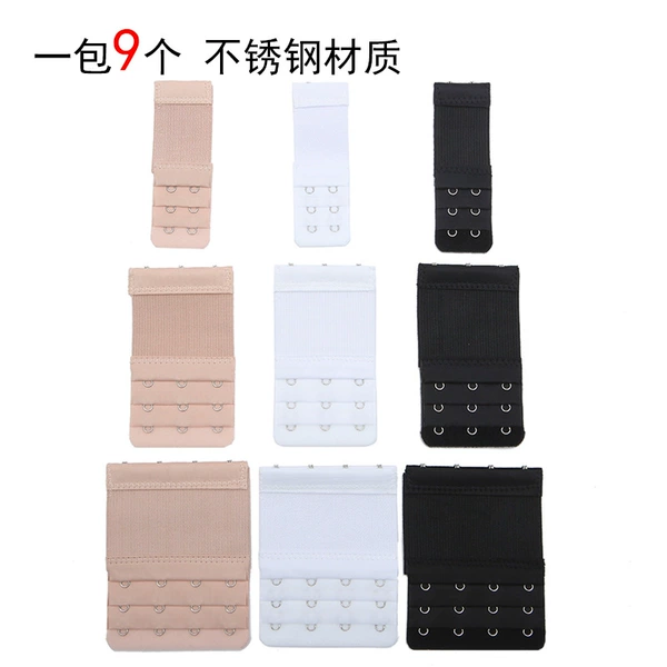 Loose three lines, two buckles+loose three lines, three buckles+pine tight three rows and four buckles (new skin tone, black, white each) in total 9 installations