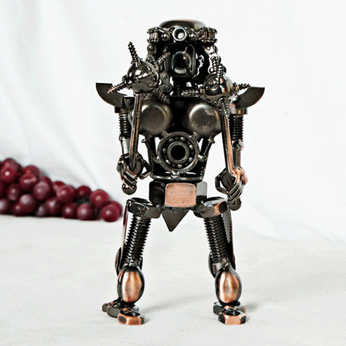 Metal Crafts Nunchuk Beast Demon Robot Kit Gifts Home Ornaments Gifts Boys Gifts Y Series