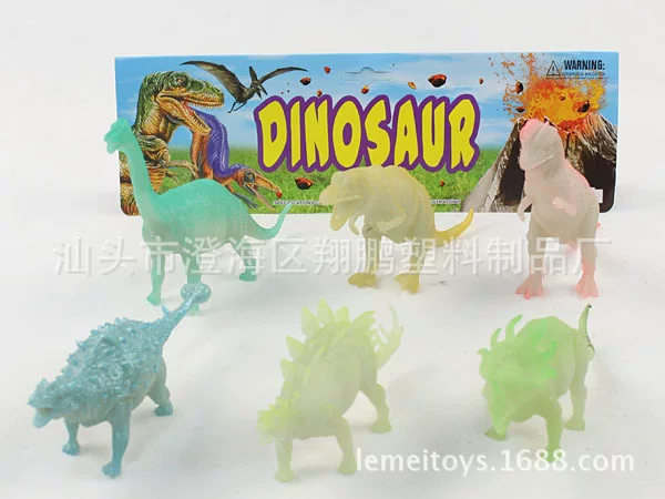Creative glowing dinosaur, set, toy, 6 inches, science and technology