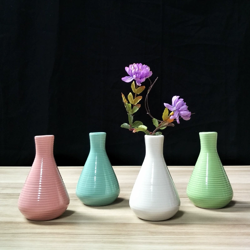 Керамические ремесла Творческий керамическая ваза цветок простой украшения дома аксессуары Оптовая доставка