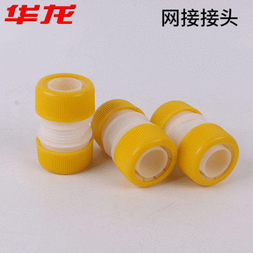 Plastic 1-inch threaded hose connector for wholesale agricultural irrigation, snake skin fast garden plastic water pipe connector