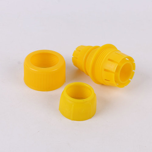 Plastic 1-inch threaded hose connector for wholesale agricultural irrigation, snake skin fast garden plastic water pipe connector