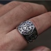 Fashionable ring, men's retro accessory stainless steel, jewelry, European style