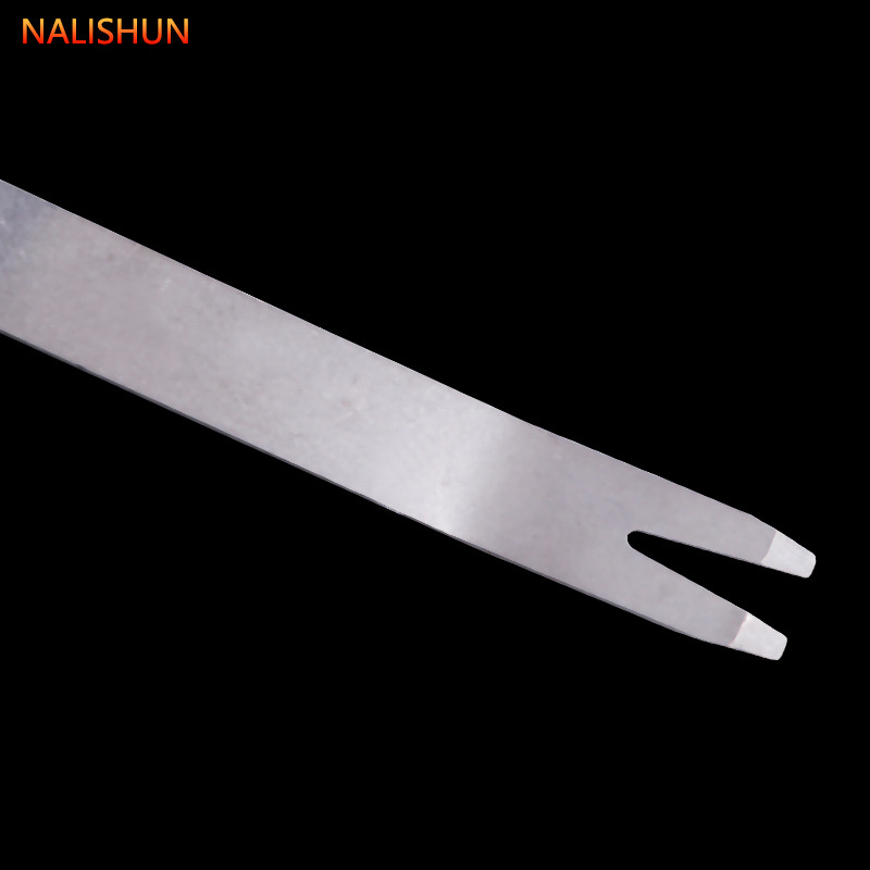 Herramienta de desmontaje de audio del coche de acero inoxidable panel de la puerta del coche hebilla de desmontaje hebilla de plástico destornillador palanca