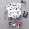 Summer clothing, cartoon cute set, children's summer shirt, 0-1-3 years, children's clothing