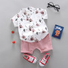 Summer clothing, cartoon cute set, children's summer shirt, 0-1-3 years, children's clothing