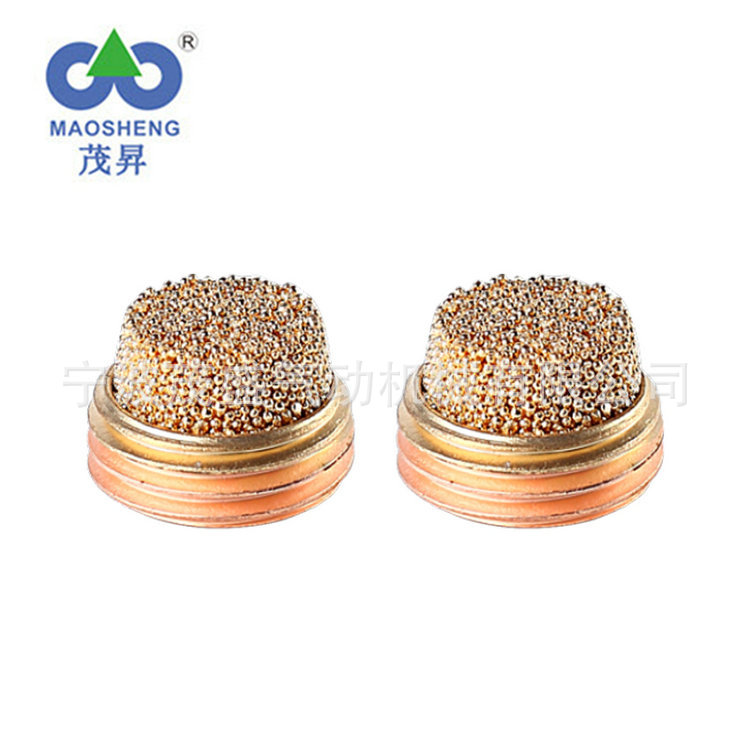 一字槽气流帽  圆形气流帽粉末压制气动元件 气流帽批发