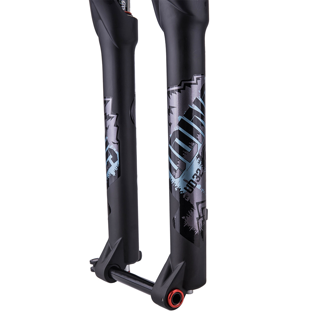 Bicicleta de montaña tenedor delantero 26/27.5 Taper tubo hombro control barril eje amortiguación aleación de magnesio Tenedor de aire con cerradura tenedor delantero