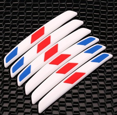 Puerta del coche tira anticolisión coche pegatinas anticolisión puerta tira anti-arañazos espejo retrovisor cuerpo del coche no adhesivo universal engrosada