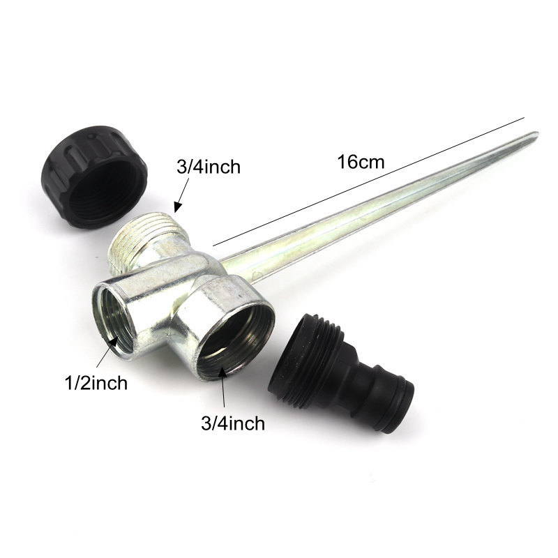 Jardín de riego de jardín rociador pin jardinería riego de jardinería tubería de agua de riego de aleación de zinc accesorios de pulverización