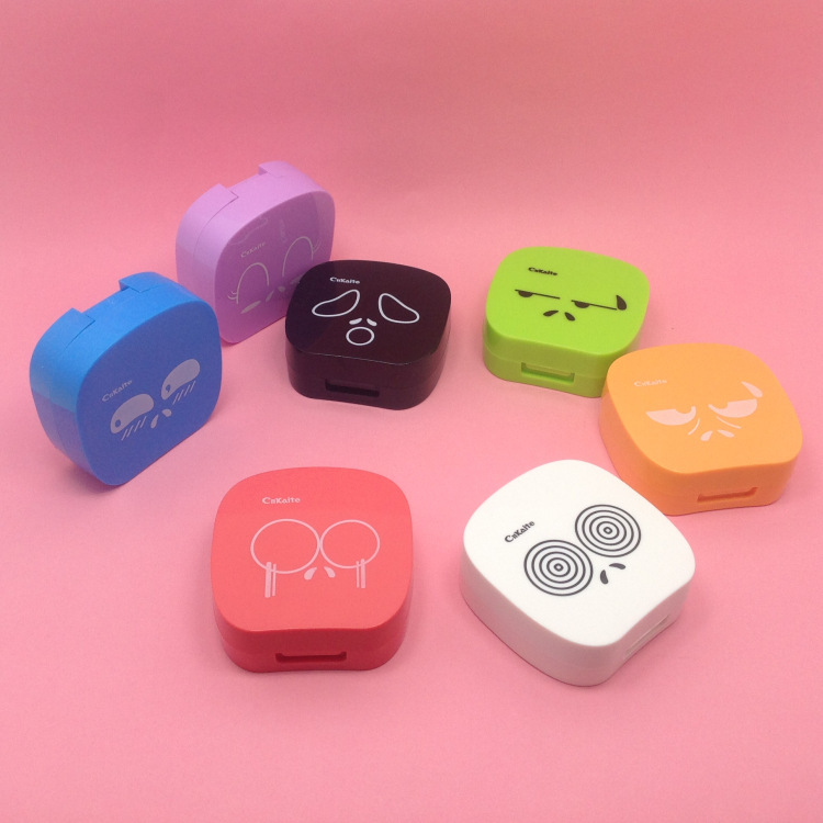 Kaida contact lens box wholesale beauty contact lens companion box duplex box wholesale expression life 8010