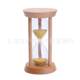 Wholesale hourglass 30 minutes wooden three-column round small hourglass Creative Time timing glass hourglass ornaments