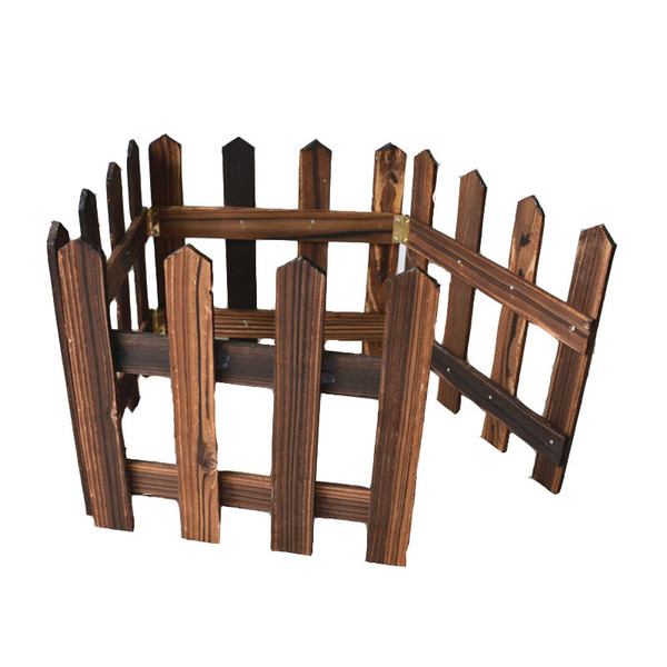 Anticorrosive wood fence Christmas tree fence holiday interior…