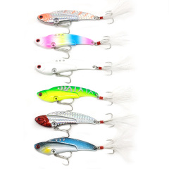 13g, 18g, 25g, 30g Simulation Fish Lures: Hard Bait, Artificial Bait, Minnow Imitation, Metal Blade VIB, Zinc Alloy Spinner Bait