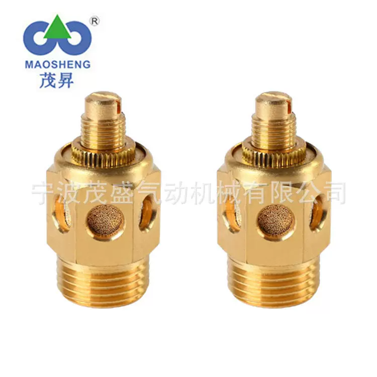 PDK型消声排气节流阀 消音器节流阀 电磁阀配套 气动元件节流阀