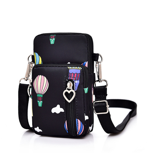 Wholesale  New Women's Crossbody Small Bag Mini Vertical Phone Bag Fashion Phone Case Single Shoulder Fabric Purse Coin Purse