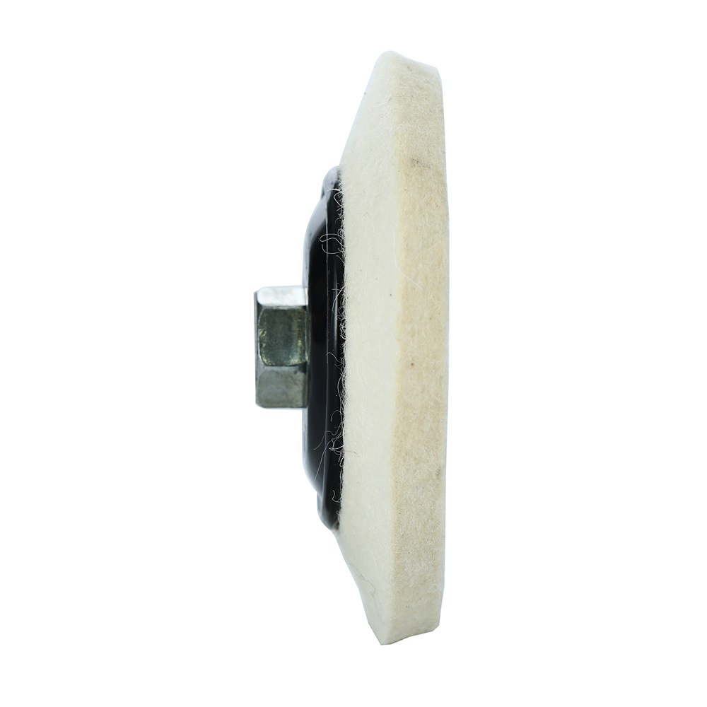 毛毡轮凹形耐用打磨抛光打蜡毛毡轮纯色出口货品