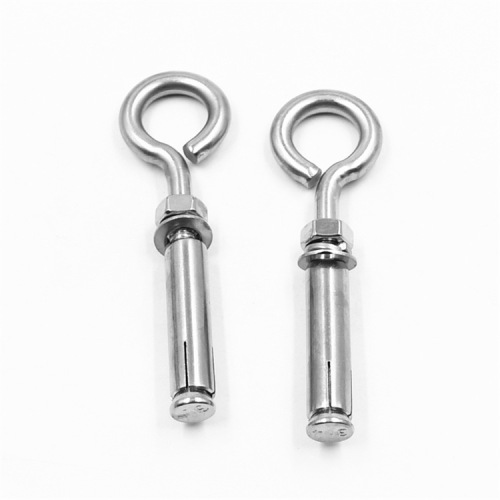 304 stainless steel lifting ring expansion screw swing expansion hook mesh manhole mesh hook small mouth expansion screw wholesale