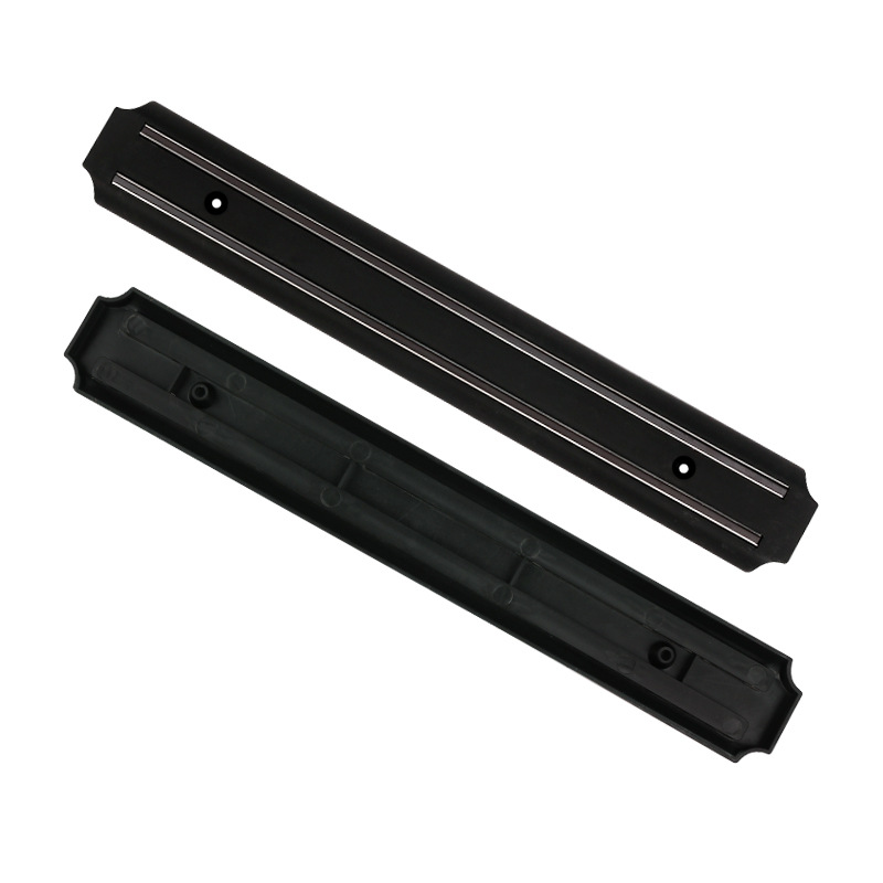 Estante de almacenamiento de cocina soporte de cuchillo magnético simple plástico fuerte perforación montado en la Pared Soporte de cuchillo magnético