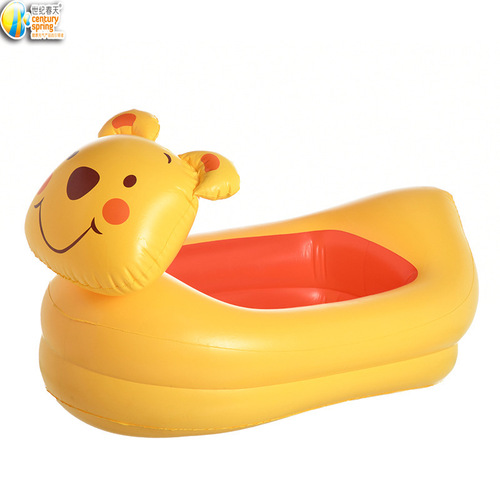 Travel with Children Cartoon Bathtub Foldable Inflatable Bathtub Cartoon Animal Foldable Baby Bathtub