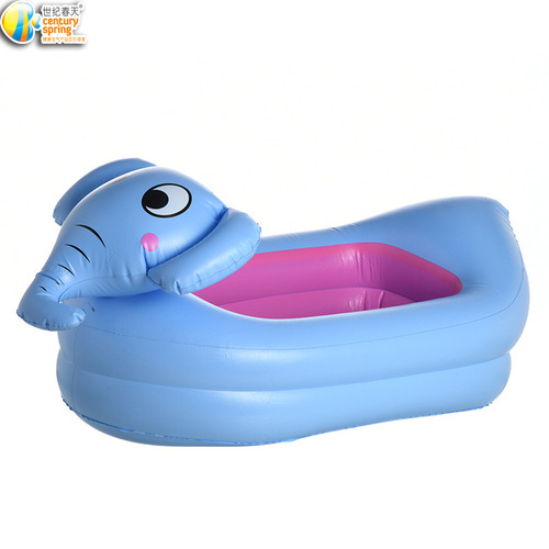 Travel with Children Cartoon Bathtub Foldable Inflatable Bathtub Cartoon Animal Foldable Baby Bathtub