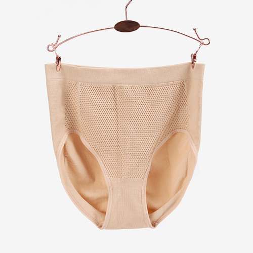 200 pounds plus fat extra large size high waist briefs for middle-aged and elderly mothers with fat mm seamless honeycomb butt lift