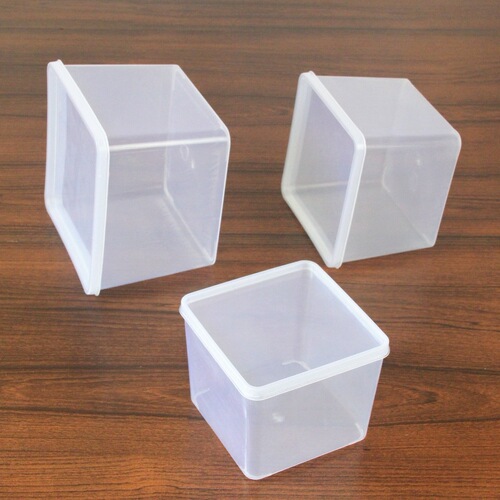 Fresh-keeping box with lid, plastic transparent box, medicinal material box, jam box, soy milk box, cake box, sample box, take-out box