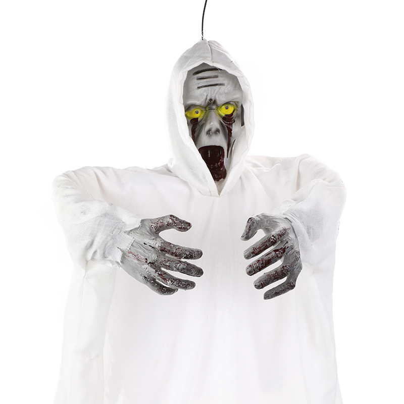 Truco de Halloween que gira accesorios fantasma venta por mayor truco de diseño de escena de Halloween divertido gran fantasma giratorio