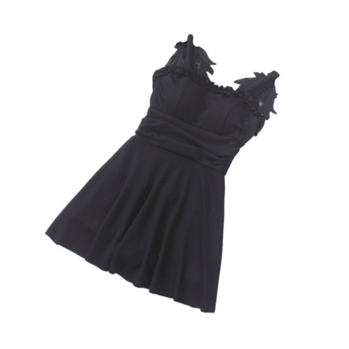  New Arrival Women's Fairy-Like Korean-style Instagram-worthy Sexy One-Piece Swimsuit—Modest, Slimming, Belly-Covering, Skirt-style Swimwear for Students