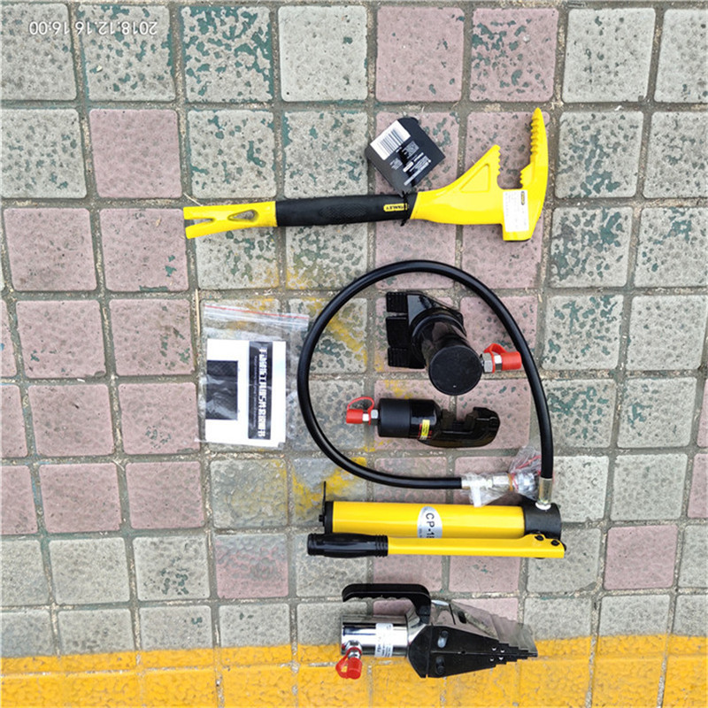 液压消防救援工具组 便携式防盗门 手动液压破拆工具五件套