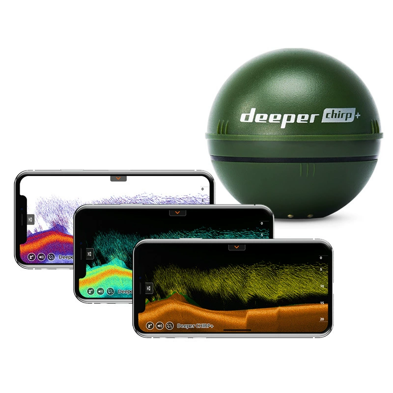 Рыболовный эхолот (DEEPER) CHIRP, беспроводной 3‑частотный сонар для смартфона