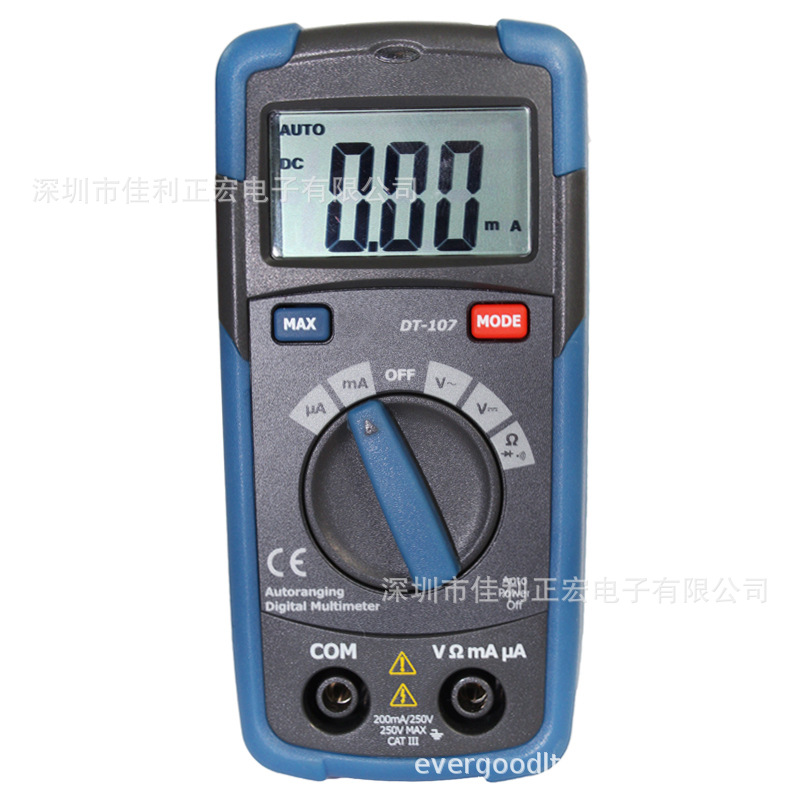 CEM华盛昌DT-107自动量程数字 袖珍型口袋数字