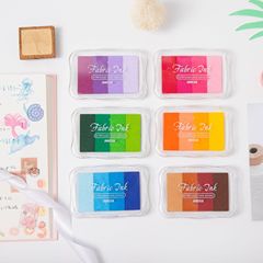 DIY Rubber Stamp Special Ink Pad Handmade Ink Pad Fabric Cloth Gradient Large Ink Pad Gradient Ink Pad Ink Pad