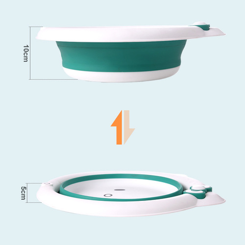 Children's washbasin newborn baby washbasin newborn children's supplies cartoon kt cat baby folding basin