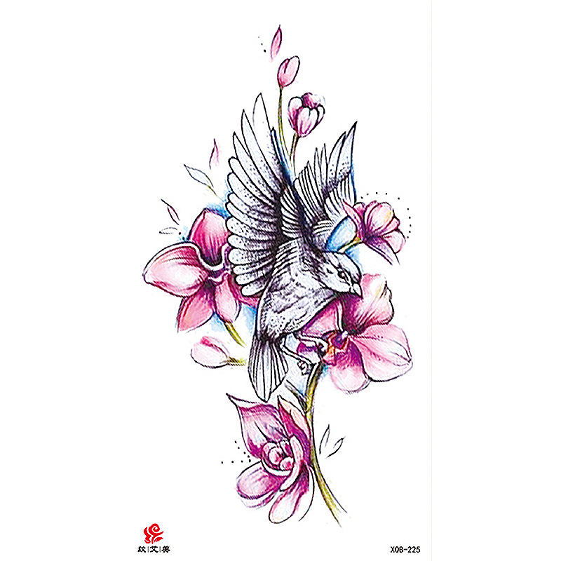 Pegatinas de tatuaje impermeables de brazo completo con símbolos, totems, animales y calaveras, disponibles para venta al por mayor y suministro transfronterizo.