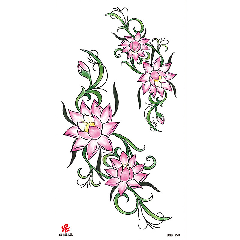 Pegatinas de tatuaje impermeables de brazo completo con símbolos, totems, animales y calaveras, disponibles para venta al por mayor y suministro transfronterizo.