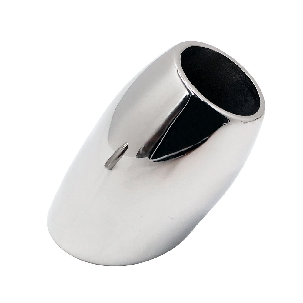 316不锈钢60度圆旗杆座船用五金配件 游艇遮阳棚配件 斜角旗杆座