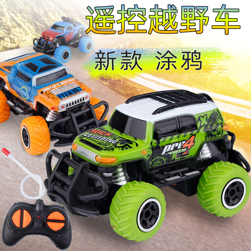 Amazon Graffiti Four-Way Wireless Remote Control Off-Road Climbing Remote Control Car Children's Electric Racing Off-Road Toy Car Amazon Graffiti Four-Way Wireless Remote Control Off-Road Climbing Remote Control Car Children's Electric Racing Off-Road Toy Car
