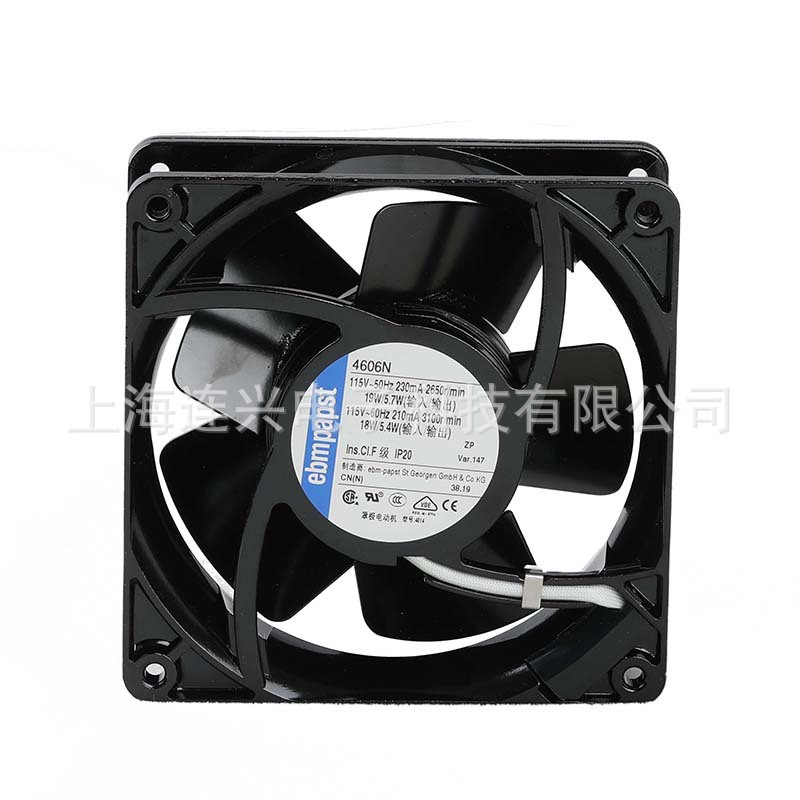 德国ebmpapst依必安派特 4606N 115V 12038 金属散热轴流风机