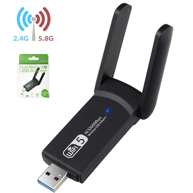 1300 м беспроводная сетевая карта беспроводной Wi-Fi Приемник USB3.0 двойная антенна гигабитная Двухдиапазонная беспроводная сетевая карта