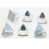 Genuine Swarovo 2419 square nail -shaped pyramid flat diamond & hot diamond Austrian imitation crystal accessories square drill