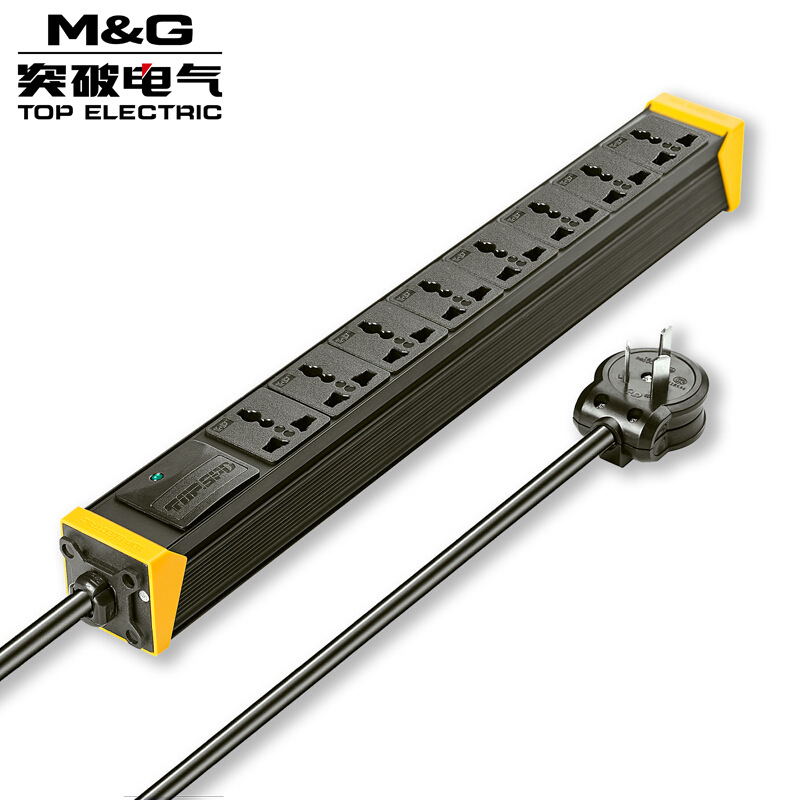 突破PDU机柜插座插排8位10A插孔/防雷电源分配器07TG130301/27S02