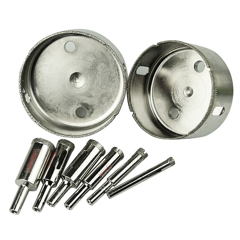 Fábrica de vidrio electrochapado broca de baldosas de cerámica de perforación de diamante agujero de vidrio abridor ojal
