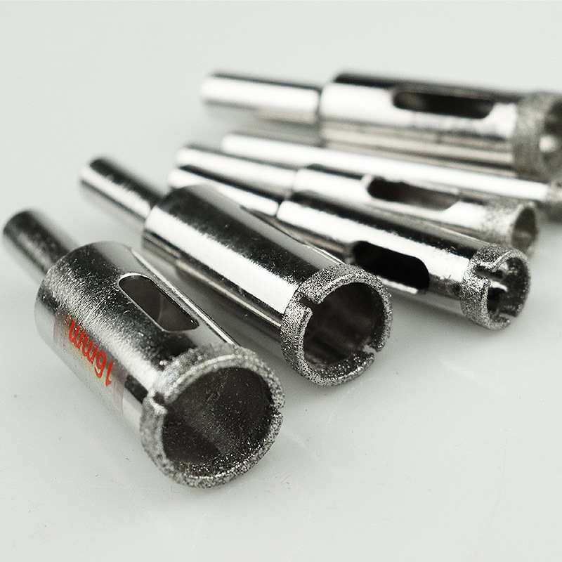 Fábrica de vidrio electrochapado broca de baldosas de cerámica de perforación de diamante agujero de vidrio abridor ojal