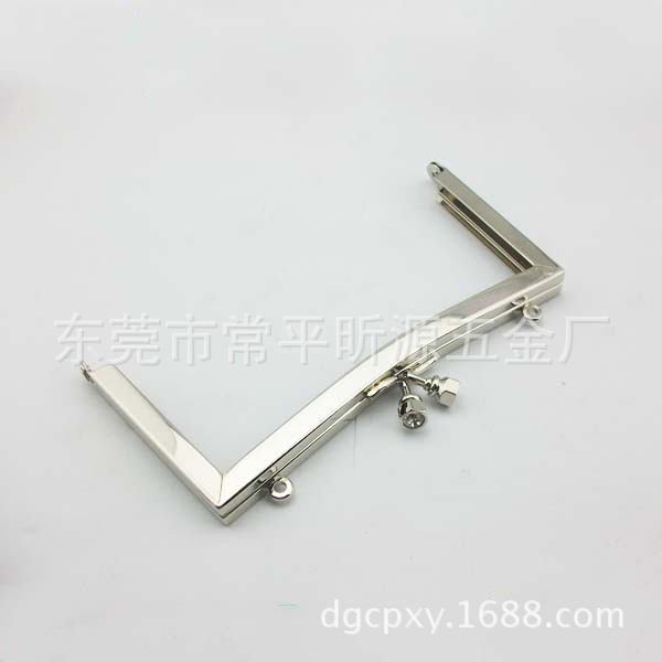 厂家供应叻色直角凹腰钱包铰，手提包零件 ，箱包五金配件